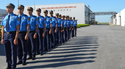 Đội ngũ bảo vệ tại xí nghiệp và nhà máy